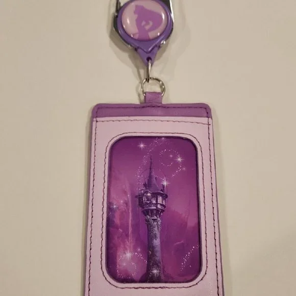 Loungefly Disney Tangled Rapunzel & Flynn Retractable Lanyard ID Holder … - Picture 5 of 9